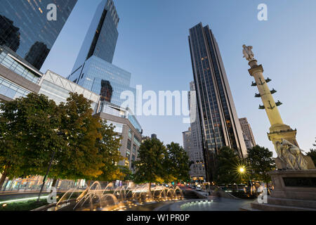 Time Warner Center, Columbus Circle, Manhattan, New York City, New York, USA Stock Photo