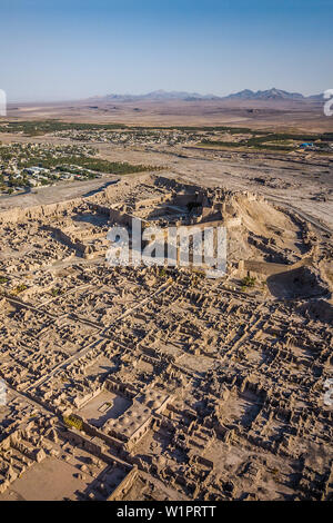 Mud city Bam from above, Iran, Asia Stock Photo