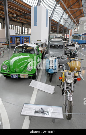Exhibition, Verkehrsmuseum, Schwanthalerhoehe, Munich, Upper Bavaria, Bavaria, Germany Stock Photo
