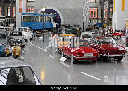 Exhibition, Verkehrsmuseum, Schwanthalerhoehe, Munich, Upper Bavaria, Bavaria, Germany Stock Photo