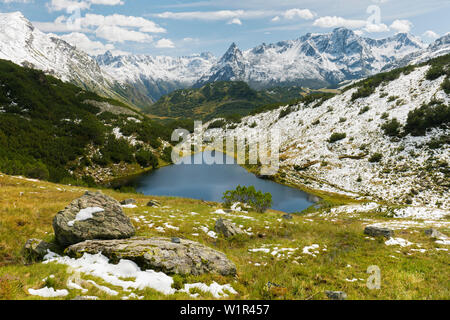 Zeinissee, Verwall group, Paznaun Valley, Tyrol, Austria Stock Photo