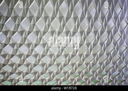Detail of wall cover, interior of Opera, the New Opera House in Oslo, Norway, Scandinavia, Europe Stock Photo