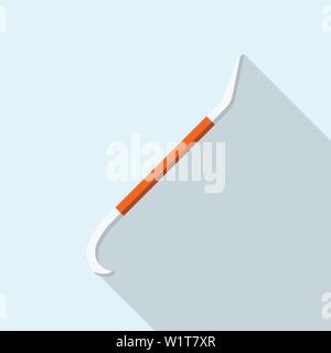 Craft catcher icon, flat style Stock Vector