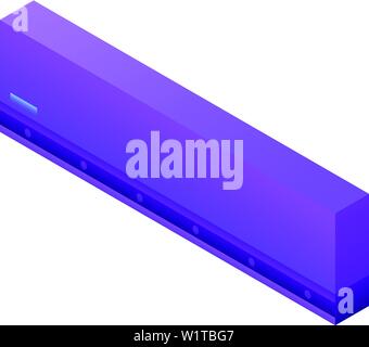 Air conditioner icon, isometric style Stock Vector