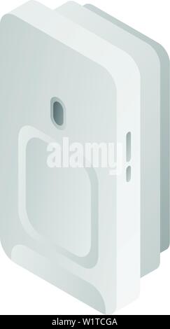 Motion sensor icon, isometric style Stock Vector