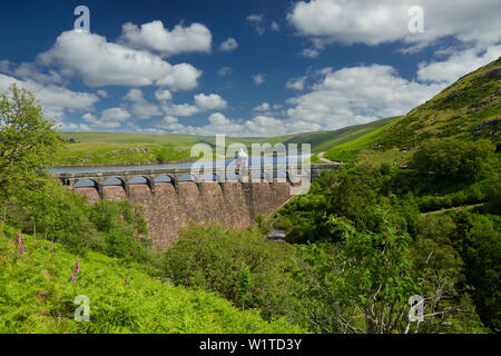 Craig Goch Dam Elan Valley Ryhayader Powys Wales UK Stock Photo