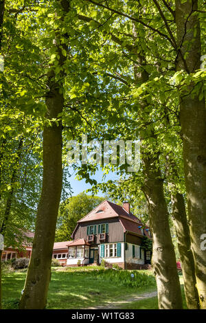 Gerhart Hauptmann house, Kloster, Hiddensee island, Mecklenburg-Western Pomerania, Germany Stock Photo