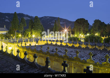 Cemetery in Andratx, Mallorca, Balearics, Spain Stock Photo