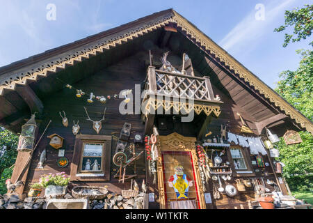 Russian Colony Alexandrowka , Block House, Alexandrowka House 1, Potsdam, Brandenburg, East Germany Stock Photo