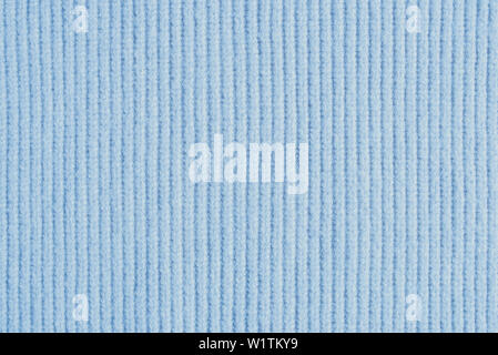 Light blue knitting wool texture for your background. Stock Photo
