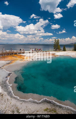 Black Pool at West Thumb, Yellowstone National Park, Wyoming, United ...