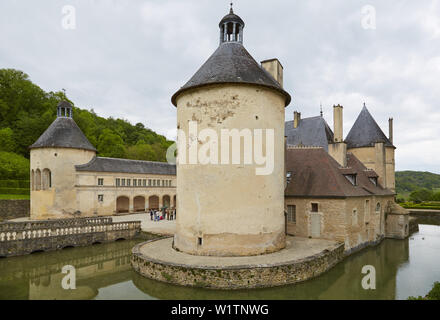 Château de Bussy-Rabutin 16th century , Bussy-le-Grand , Departement Côte-d'Or , Burgundy , France , Europe Stock Photo