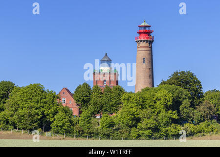 Lighthouses Cape Arkona, Peninsula Wittow, Island Ruegen, Baltic Sea coast, Mecklenburg-Western Pomerania, Northern Germany, Germany, Europe Stock Photo