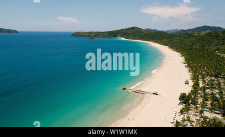 Tropical beach in The Philippines Stock Photo
