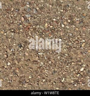 Photo realistic seemless texture pattern of gravel and pebble grounds Stock Photo