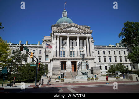 Indiana statehouse state capitol building Indianapolis Indiana USA Stock Photo