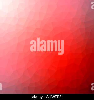 Red and orange crystal polygon background. Low poly mosaic banner. Geometric rumpled triangular origami style gradient illustration. Stock Vector