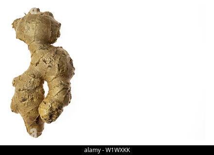 ginger root isolated on white background Stock Photo