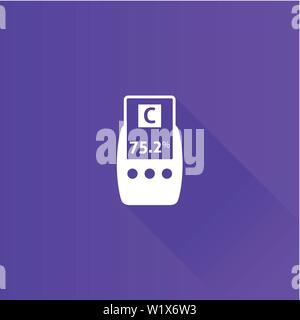 Color calibration icon in Metro user interface color style. Printing color standard Stock Vector