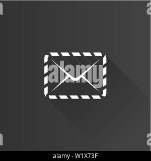 Envelope icon in Metro user interface color style. Mail email message ...