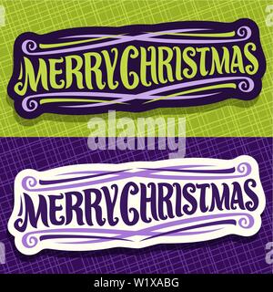 Vector banners for Christmas  Stock Vector