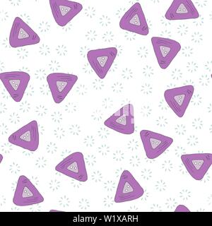 Seamless pattern of sewing buttons. Doodle hand-drawn illustration vector Stock Vector