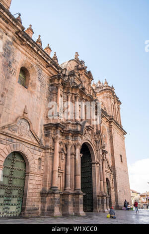 Perù,  Cusco, the Cathedral Stock Photo