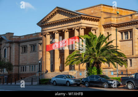 The Mitchell Wing of The State Library of New South Wales on Macquarie Street in Sydney, NSW, Australia Stock Photo