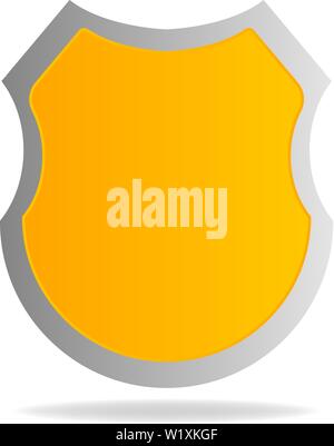 Vector shield icon isolated on white background. Security icon. Protection icon. Vector illustration for your design Stock Vector