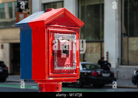 Vintage San Francisco Street Fire Alarm Stock Photo