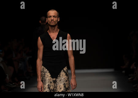 Berlin, Germany. 02nd July, 2019. Richert Beil show at MBFW Berlin 2019. Credit: Beata Siewicz/Pacific Press/Alamy Live News Stock Photo
