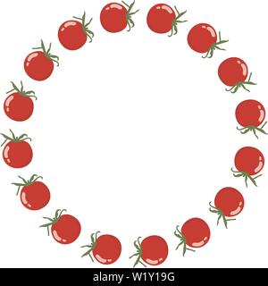 tomato branch border clip art