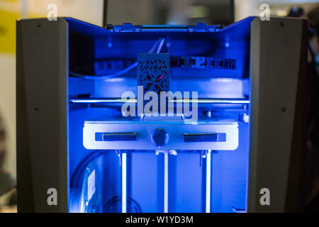 3D printer during work Stock Photo