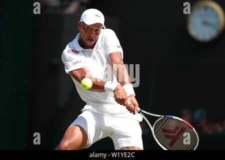 Wimbledon, London, Uk. 4th July 2019. Wimbledon Tennis Championships, London, Uk. Jay Clarke, Great Britain, 2019 Credit: Allstar Picture Library/Alamy Live News Credit: Allstar Picture Library/Alamy Live News Stock Photo