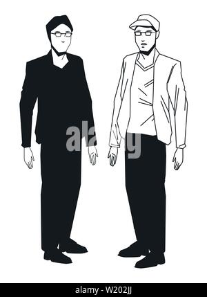 socil ctivity public protest blck white Stock Vector