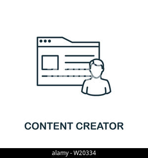 Web Video Content Creator Concept Banner Caucasian Vlogger Making