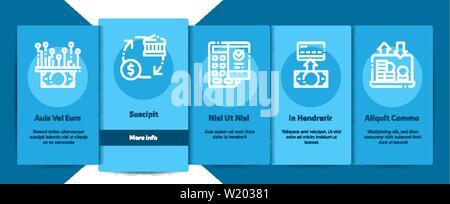 Online Transactions Vector Onboarding Stock Vector