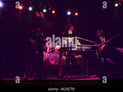 BAD COMPANY US rock group about 1975. Photo: Jeffrey Mayer Stock Photo