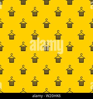 Scarf on a coat hanger pattern vector Stock Vector