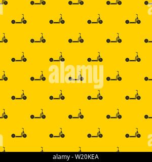 Kick scooter pattern vector Stock Vector