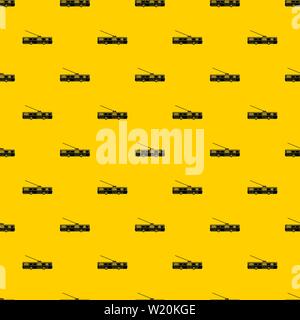 Trolleybus pattern vector Stock Vector