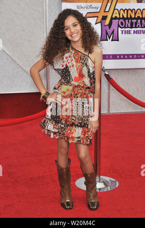 Madison Pettis at Hannah Montana: The Movie, World Premiere at The El