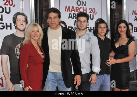 Lou Ferrigno & son Lou Ferrigno Jr at the premiere for 