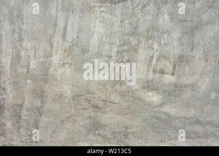 The plaster wall loft widely popular, beautiful model with The pattern of cracks. Stock Photo