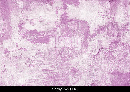 Abstract pattern, pink background. Purple paint stains on white canvas. creative illustration of aquarelle. Artwork, light drawing surface. Grunge wal Stock Photo