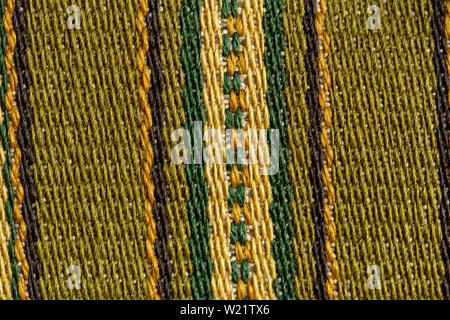 green yellow fabric texture Stock Photo
