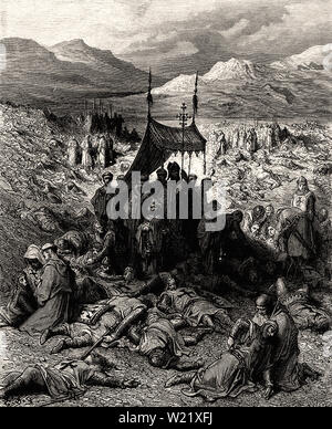 Gustave Doré - Burying Dead After Battle Dorylaeum Stock Photo