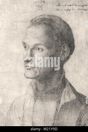Albrecht Dürer - Portrait D Urer Endres Brother Painter Stock Photo