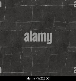 Image of black marble stone. Seamless square background, tile ready. Stock Photo