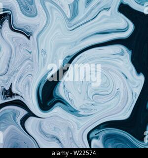 Oil paint mixup of grey and black colors - perfect cool art background or wallpaper Stock Photo